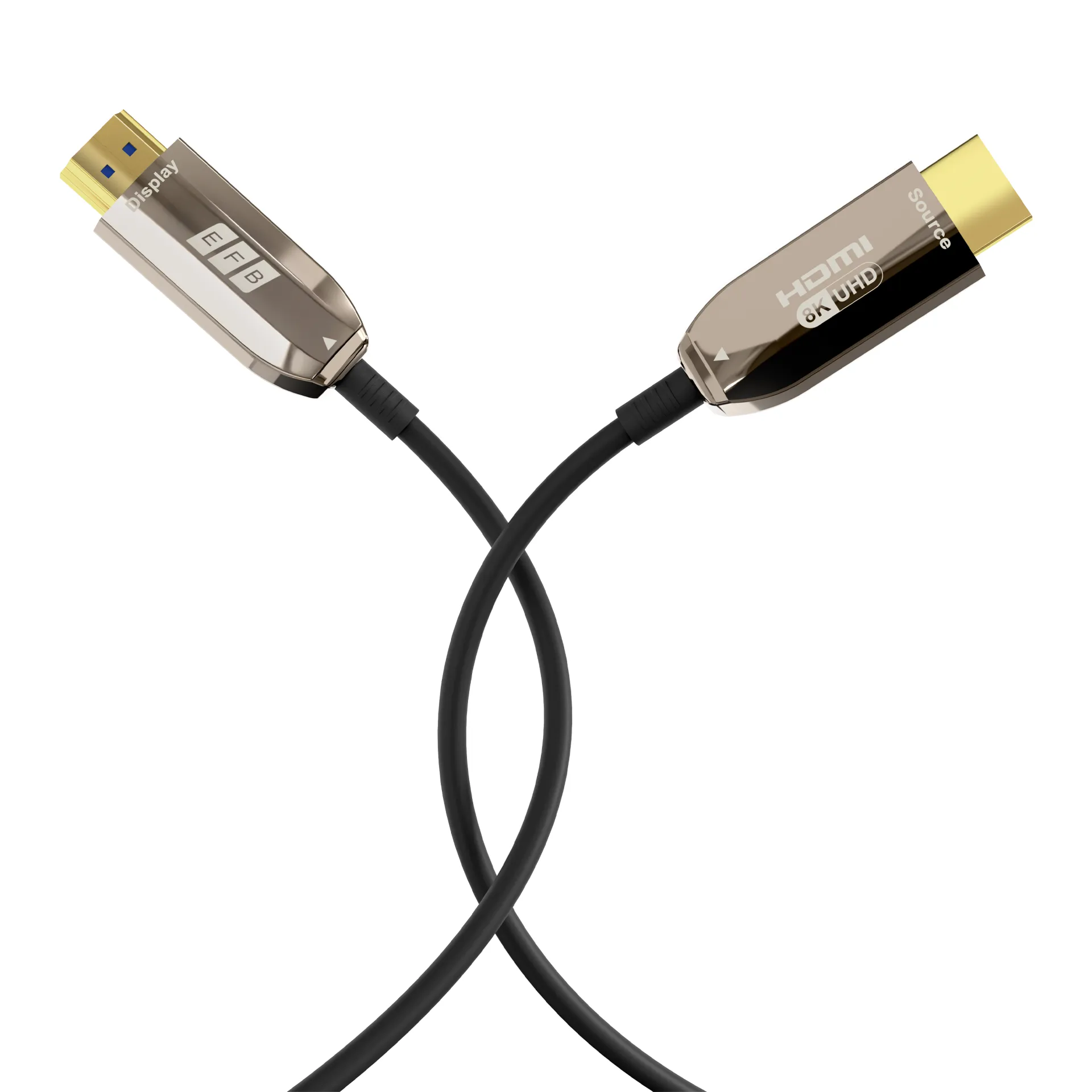 HDMI Glasfaserkabel AOC aktiv 8K60Hz 48 Gbit/s 10m schwarz komp. mit HDMI 2.1/2.0 – Bild 4