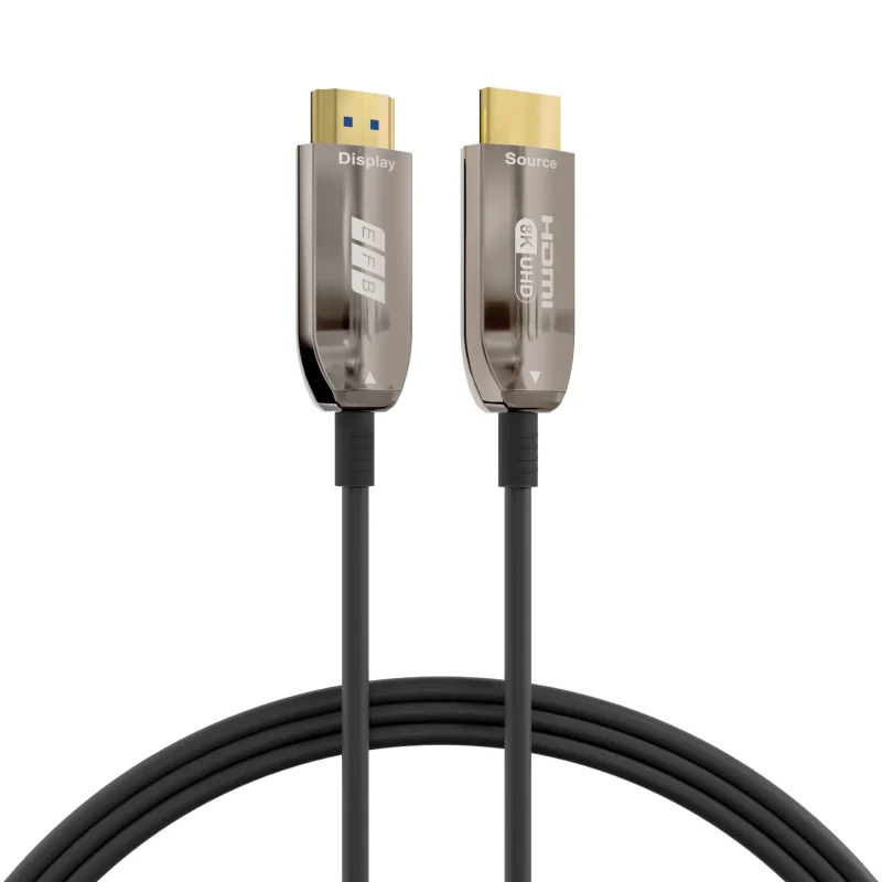 HDMI Glasfaserkabel AOC aktiv 8K60Hz 48 Gbit/s 20m schwarz komp. mit HDMI 2.1/2.0