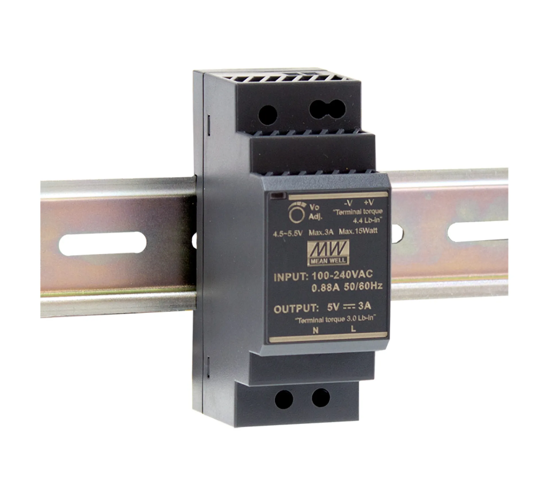 Hutschienen-Netzteil 24V, 4,2A, 100W, Mean Well – Bild 2