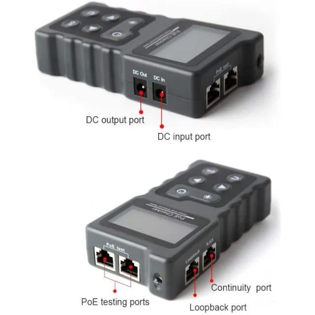 Professioneller PoE-RJ45-Tester – Bild 4