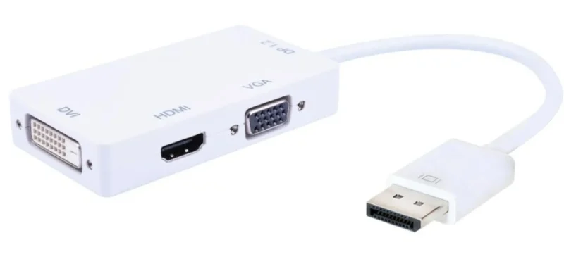 Adapter – DisplayPort 1.2 Stecker auf HDMI/DVI/VGA