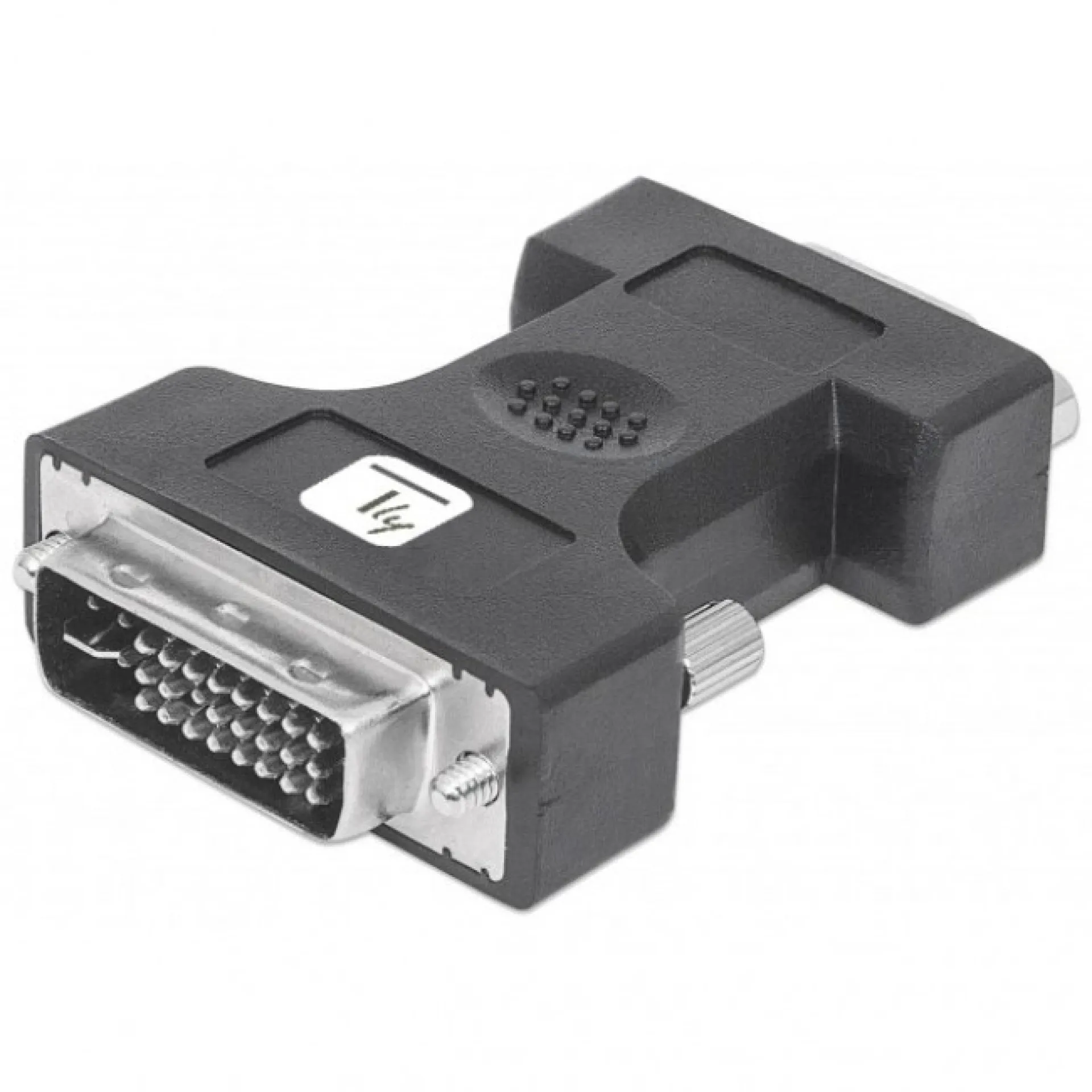 DVI Adapter, DVI-I male auf VGA female, schwarz – Bild 4
