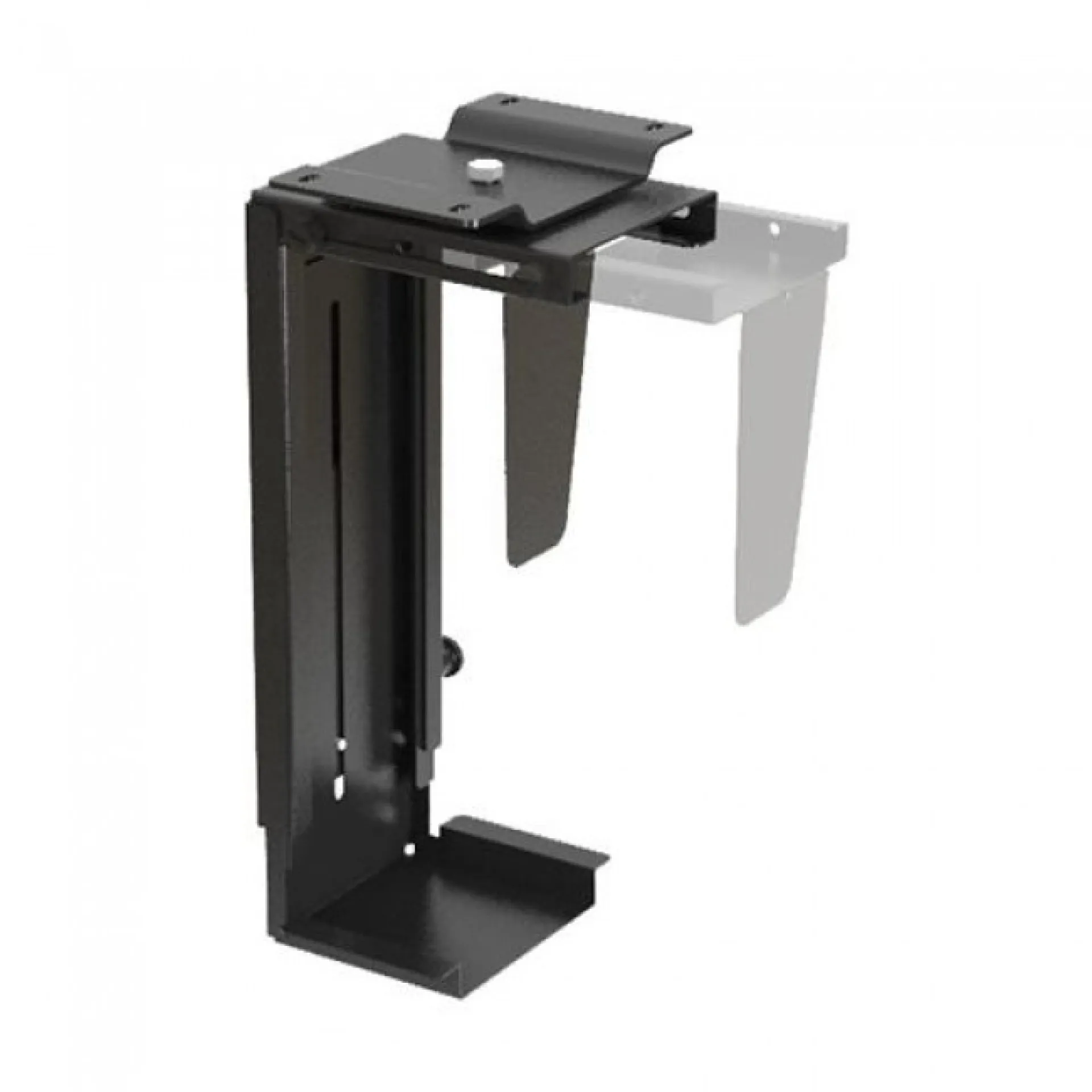 Verstellbarer PC/CPU Halter, bis 10KG,für Unter-Tisch / Wand- Montage – Bild 5