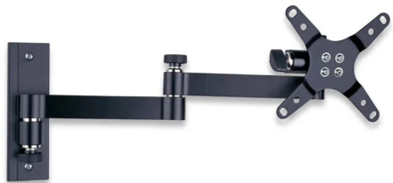 Wandhalterung für LCD TV LED 13″-30″ neigbar 3 Gelenke, Langarm, schwarz