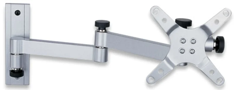 Wandhalterung für LCD TV LED 13″-30″ neigbar 3 Gelenke, Langarm, silber