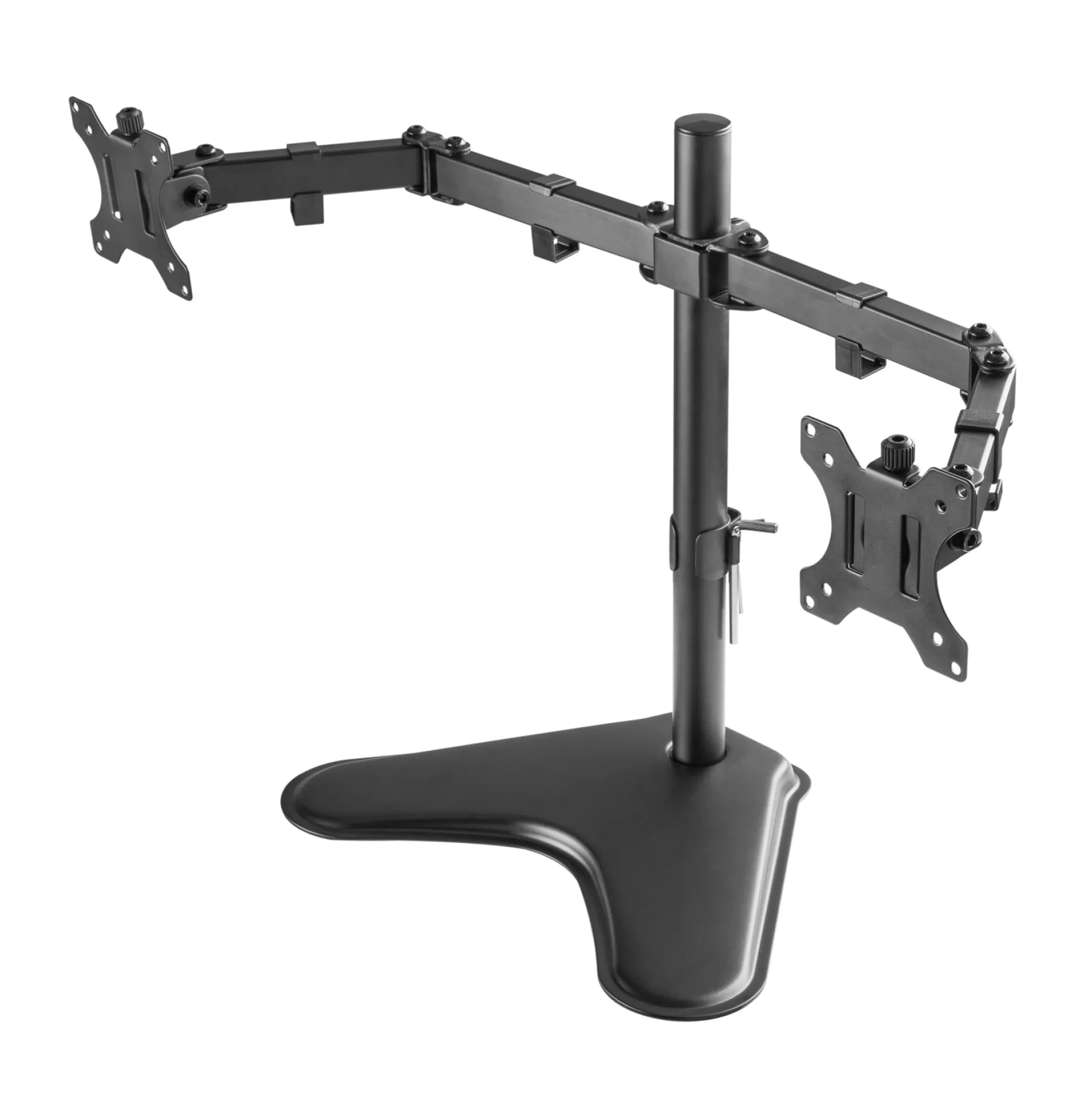 Schreibtischhalterung für 2 LCD TV LED ,13"-32", mit Standfuß – Bild 4