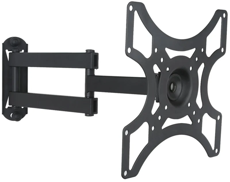 Wandhalterung für LCD TV LED 19″-37″ neigbar 2 Gelenke, schwarz