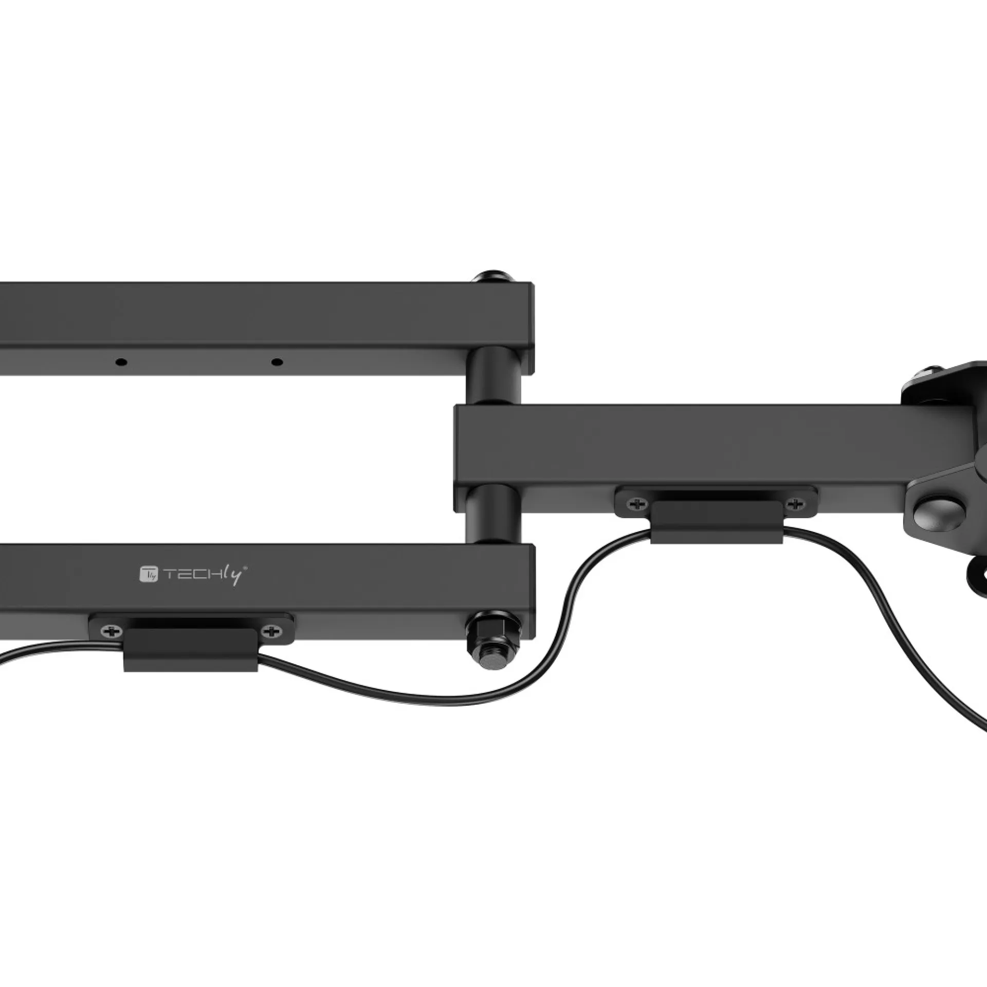 Wandhalterung 3 Gelenken für 13-42" LED-LCD-TVs 2 Arm schwarz – Bild 5
