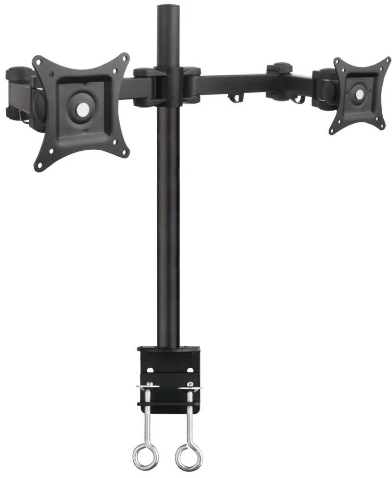 Schreibtischhalterung für 2 LCD TV LED 13″-27″, diagonal, mit Klemme