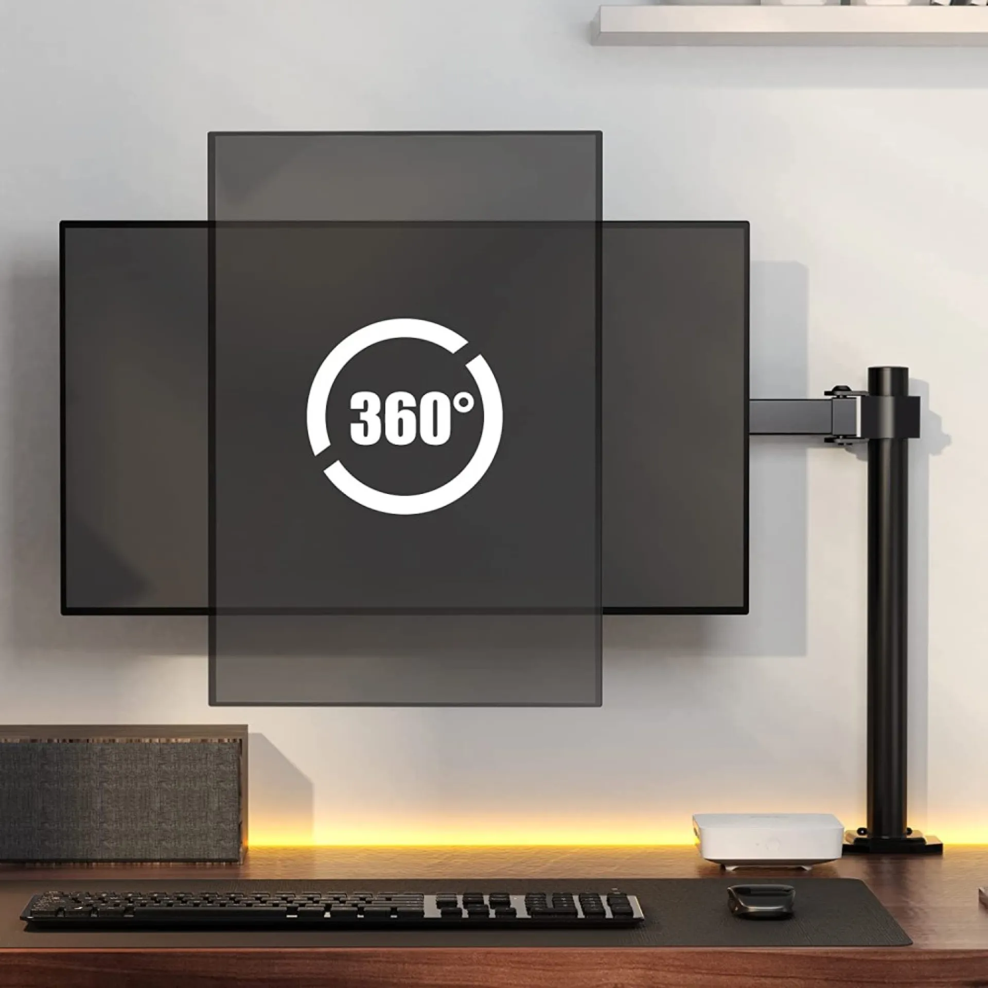 Techly Schreibtischhalterung für 13-27" Monitor – Bild 5