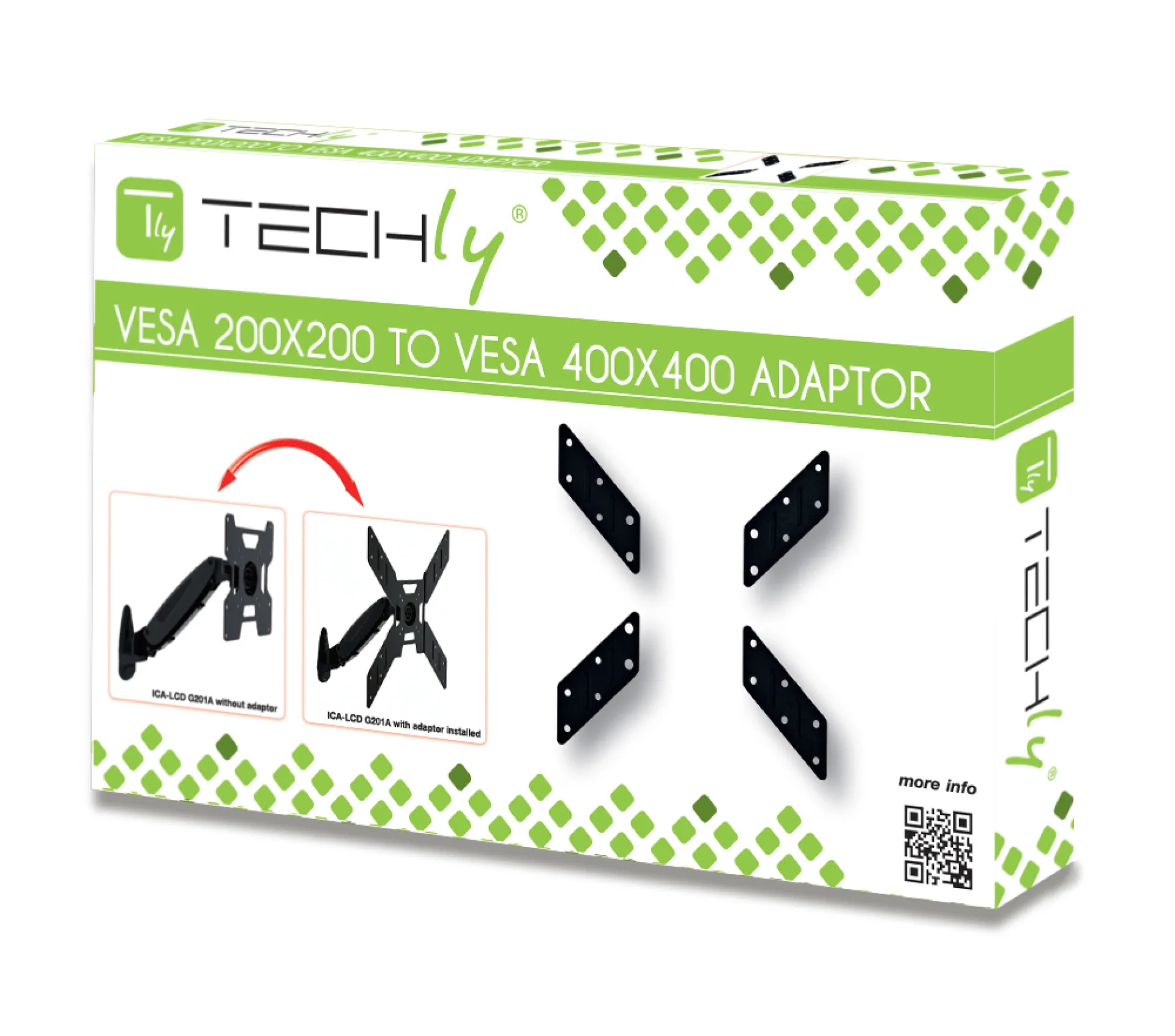 Universal VESA-Adapter von 200x200 bis zu 400x400 – Bild 2