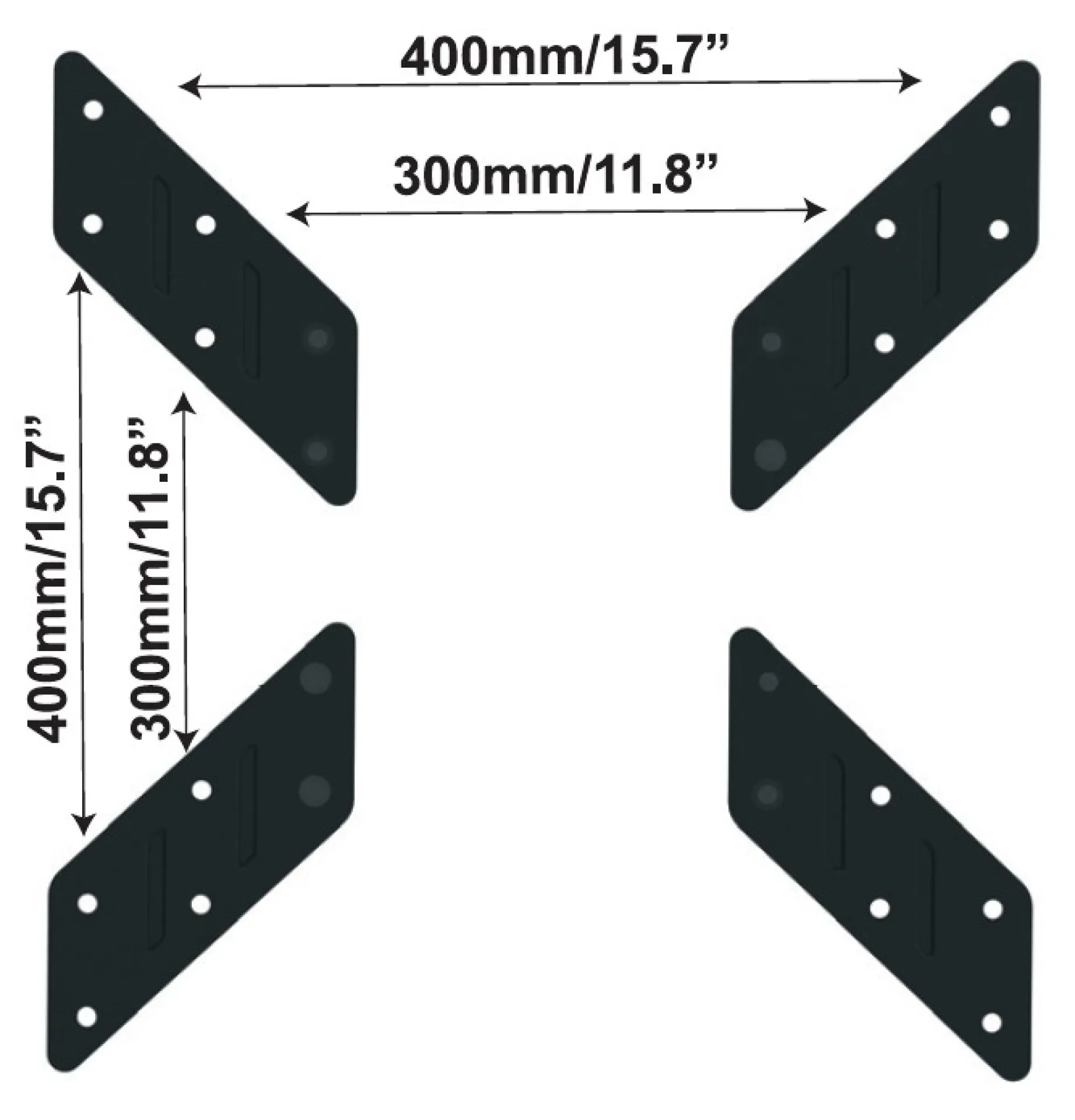 Universal VESA-Adapter von 200x200 bis zu 400x400 – Bild 4