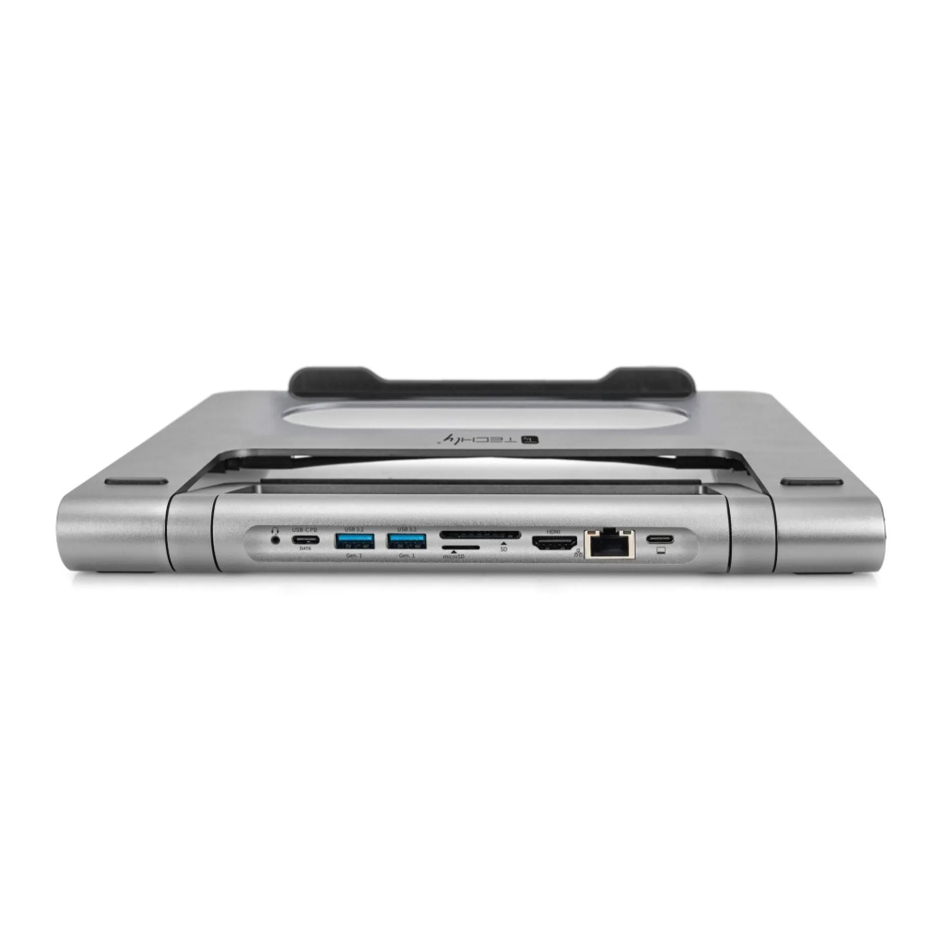 Techly 9 in 1 USB-C Docking Station USB3.1 Notebook Ständer – Bild 3