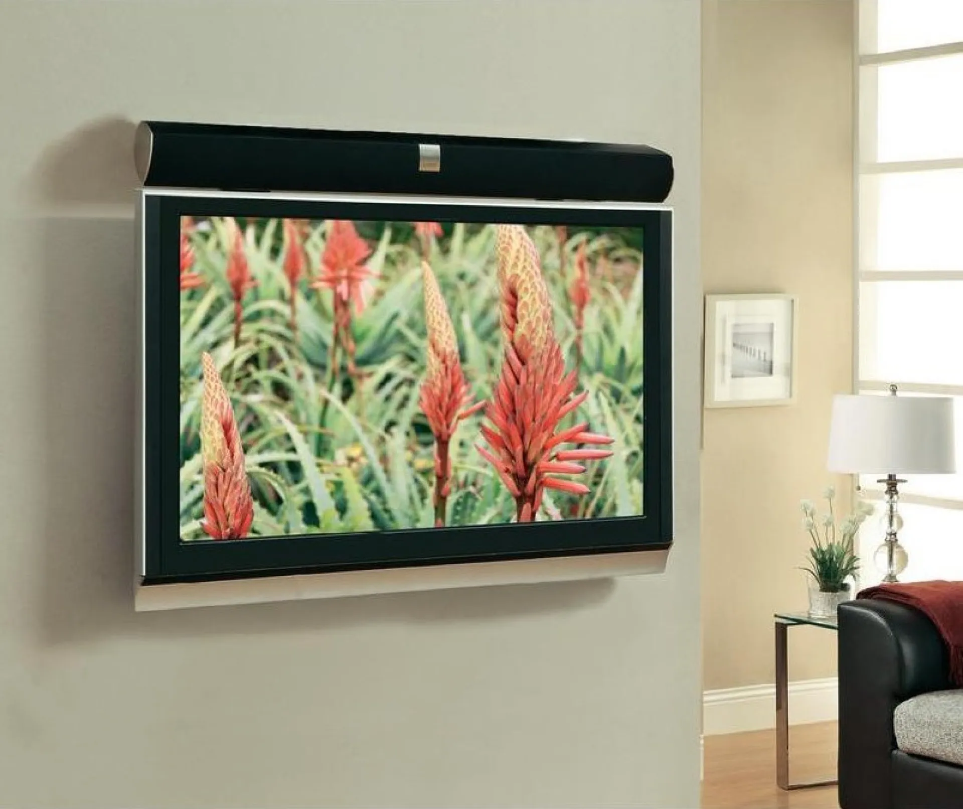 Universal Soundbar Halterung für TV Montage, schwarz – Bild 5