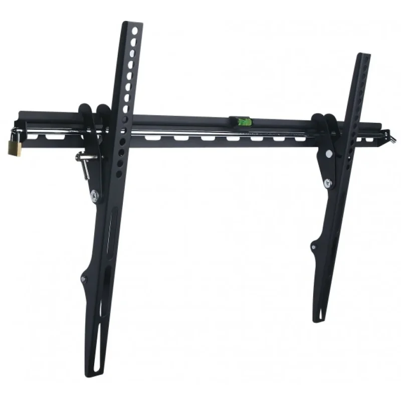 Wandhalterung für 1 LCD TV LED 40″-65″, neigbar, schwarz