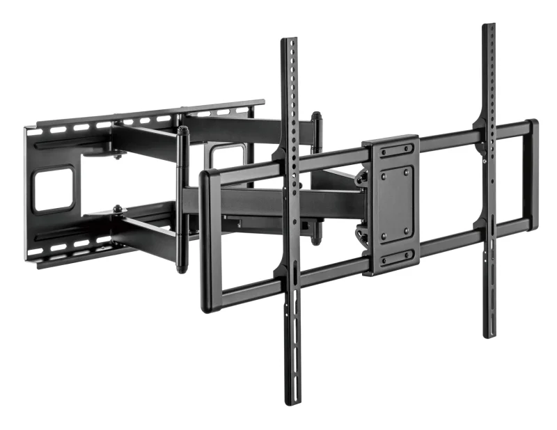 Schlanke Wandhalterung für 60-120“ TV Schwarz