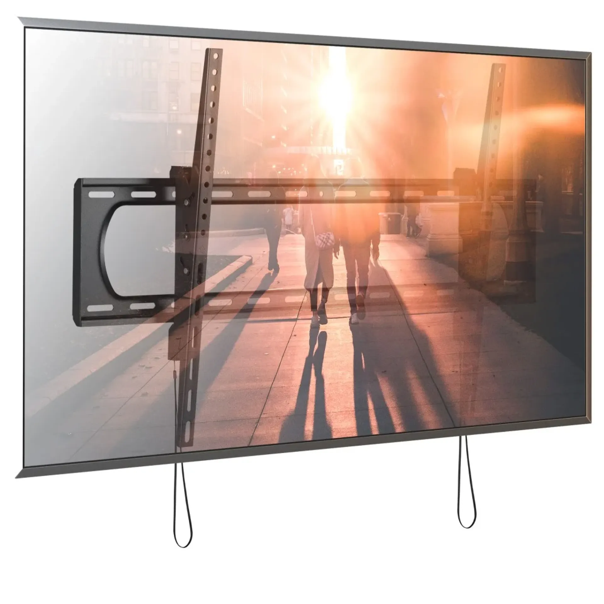 Techly Wandhalterung 60-120" schlank, neigbar LCD LED TV – Bild 2