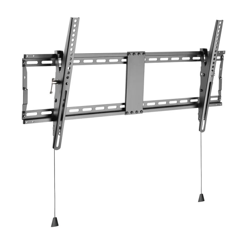Wandhalterung für 1 LCD TV LED 43″-90″, 49mm Wandabstand, neigbar Schwarz