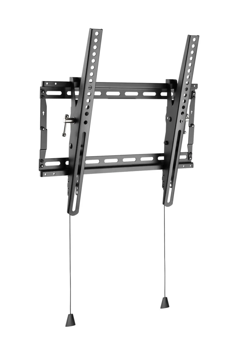 Wandhalterung für 1 LCD TV LED 32″-70″, 49mm Wandabstand, neigbar, Schwarz