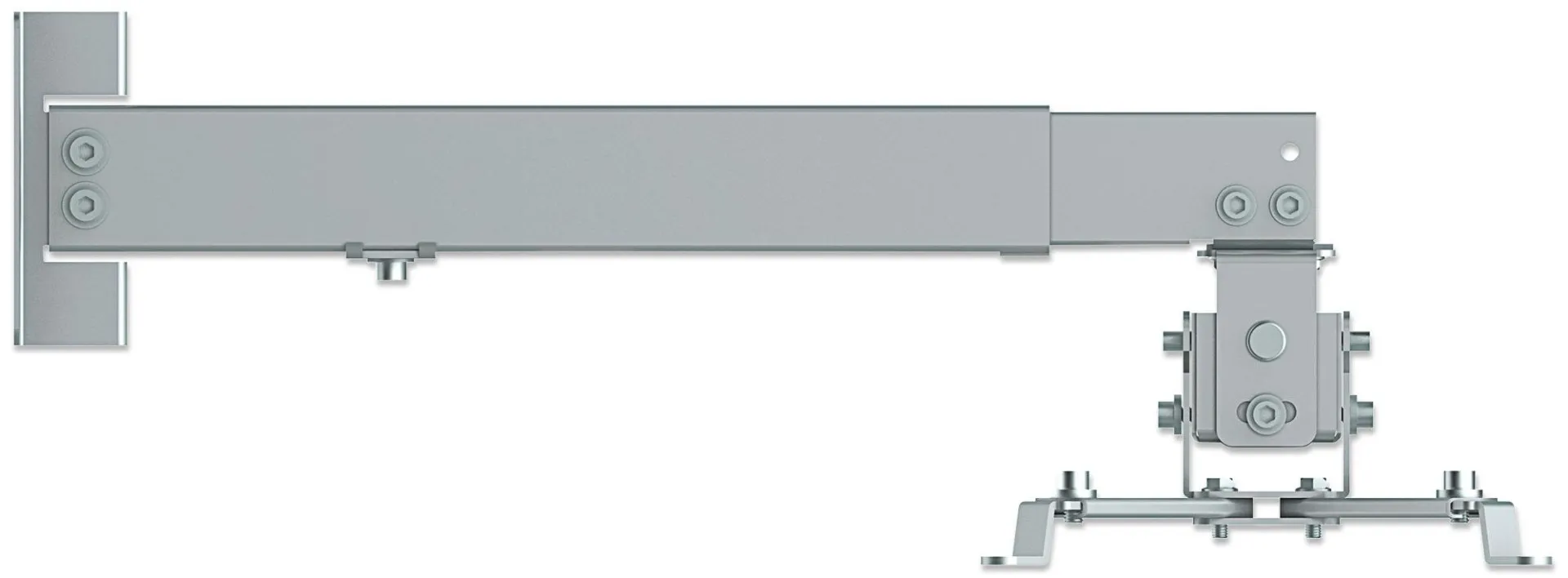 Wand-/Deckenhalterung für Beamer, ausziehbar 43-65cm – Bild 3