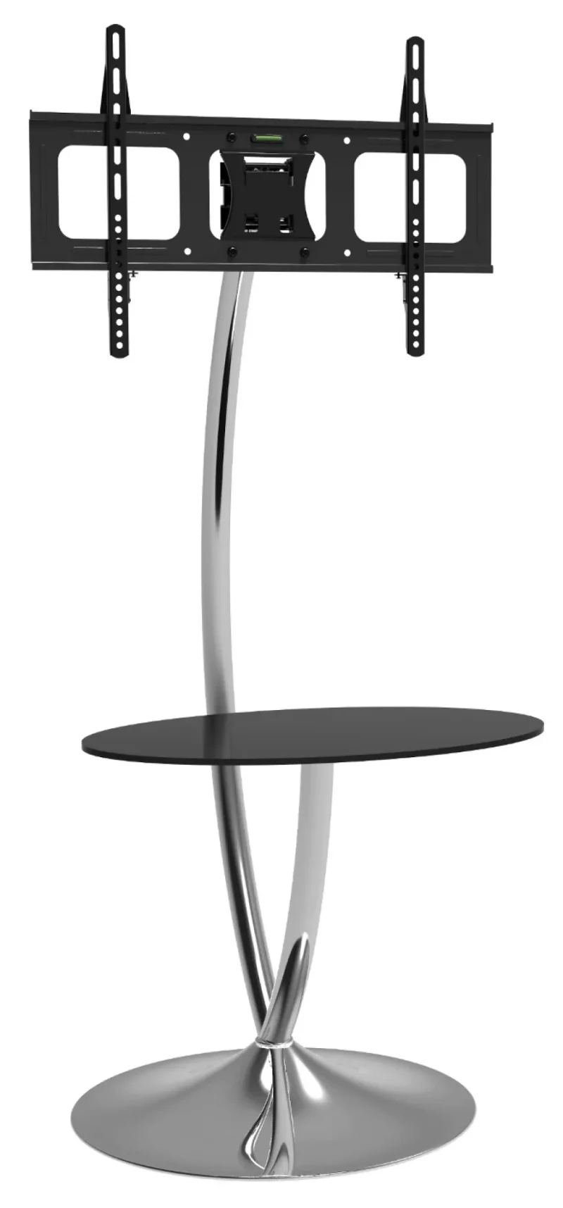 TV LED/LCD Standfuß mit runder Basis und Ablage, 32-70″