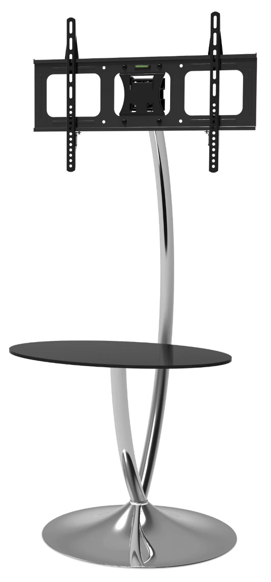 TV LED/LCD Standfuß mit runder Basis und Ablage, 32-70" – Bild 2