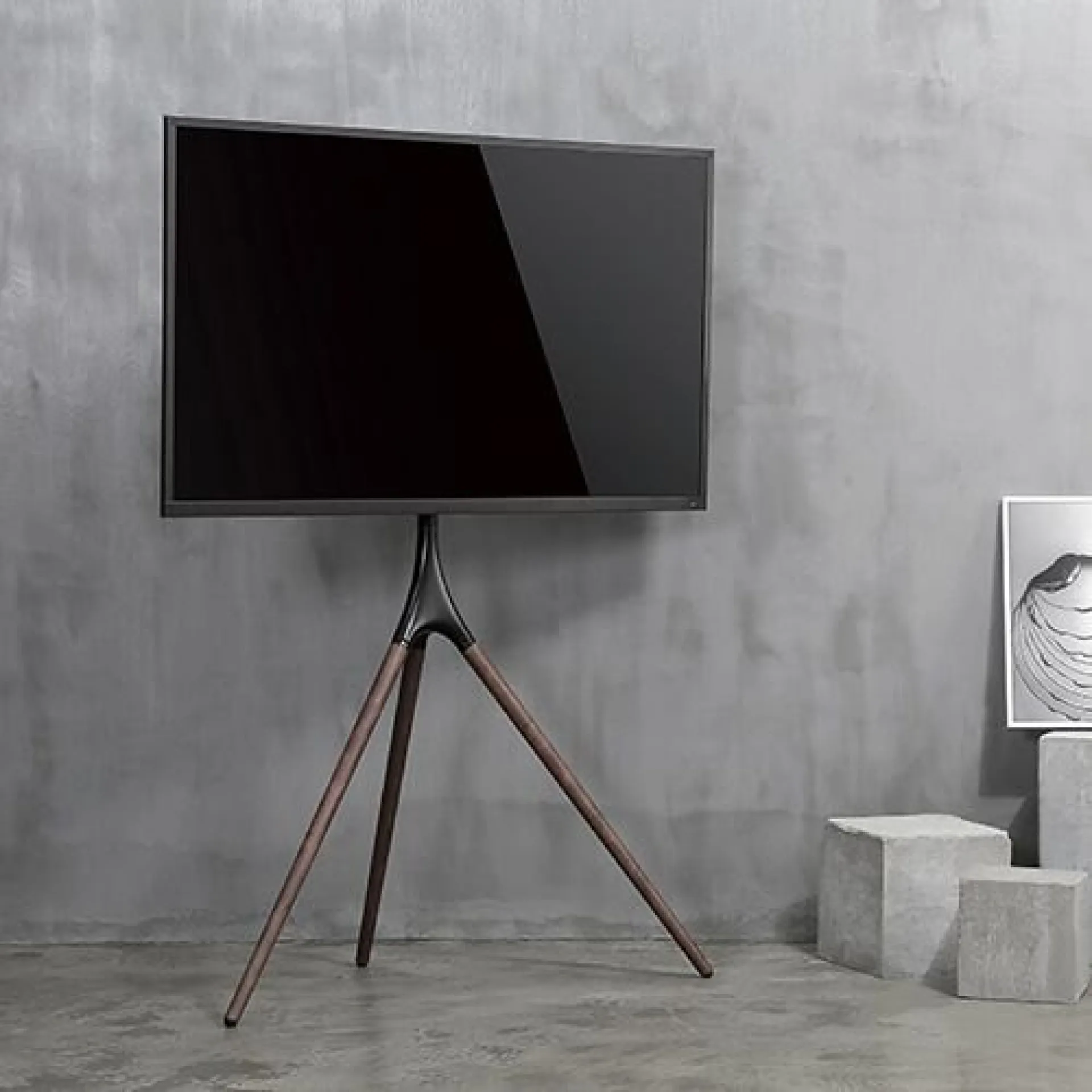 TV LED LCD Standfuß mit Dreibein Fuß 45"-65" – Bild 2