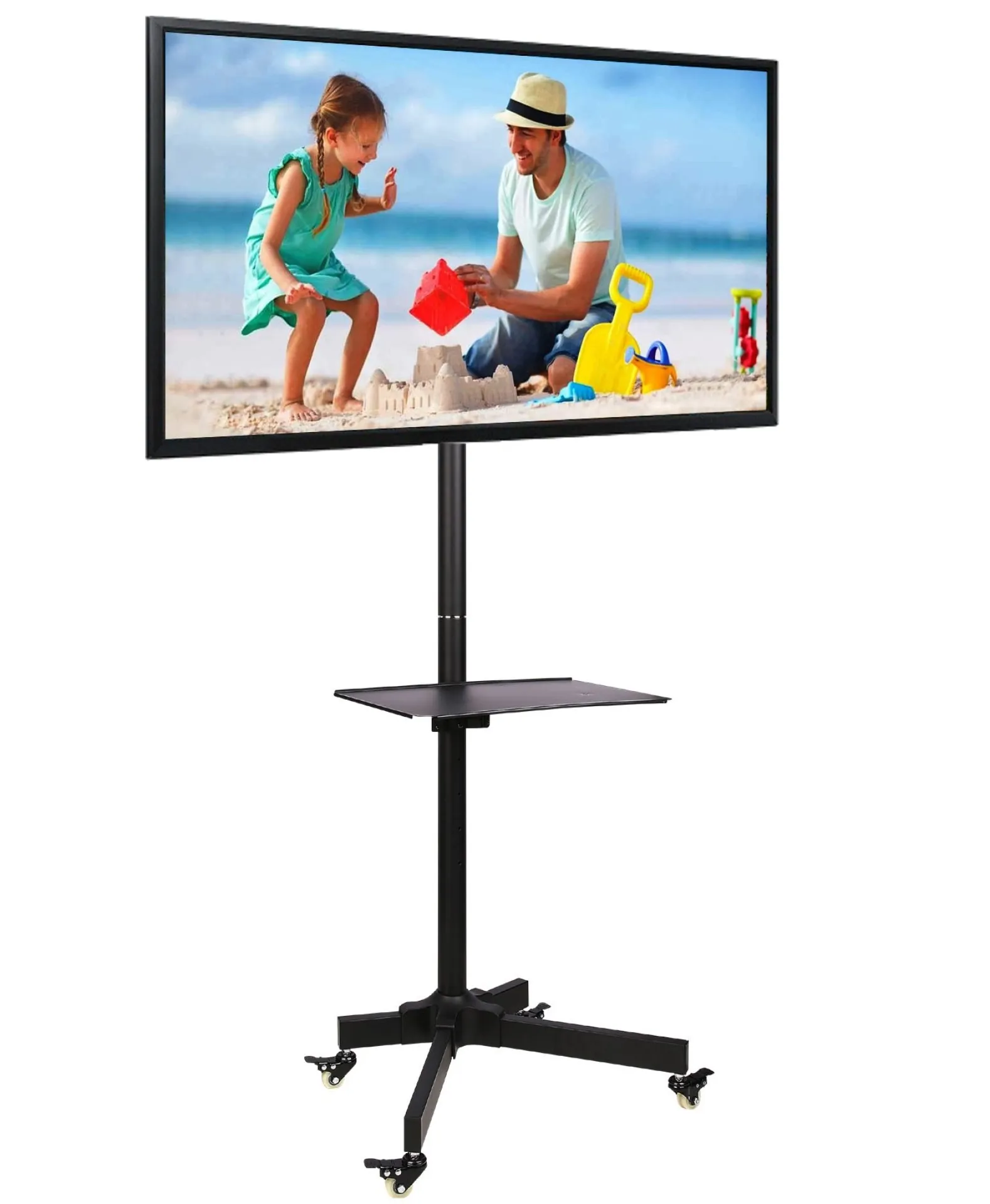TV LED/LCD Wagen für LCD LED TV 23-55", mit Ablage – Bild 3