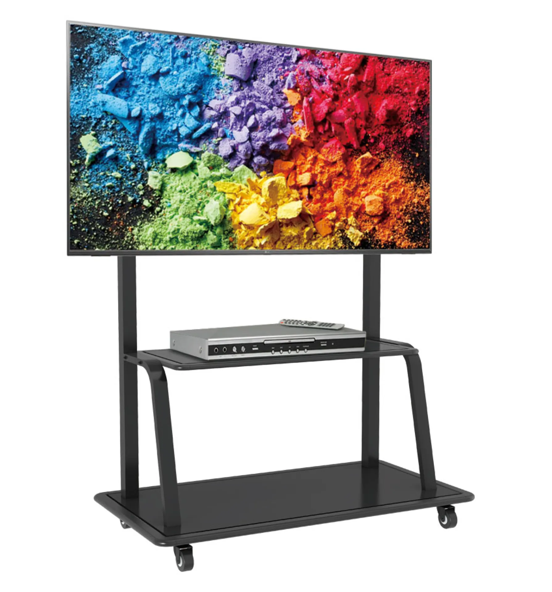 TV LED/LCD Wagen für LCD LED TV 55-110", mit Ablage – Bild 2