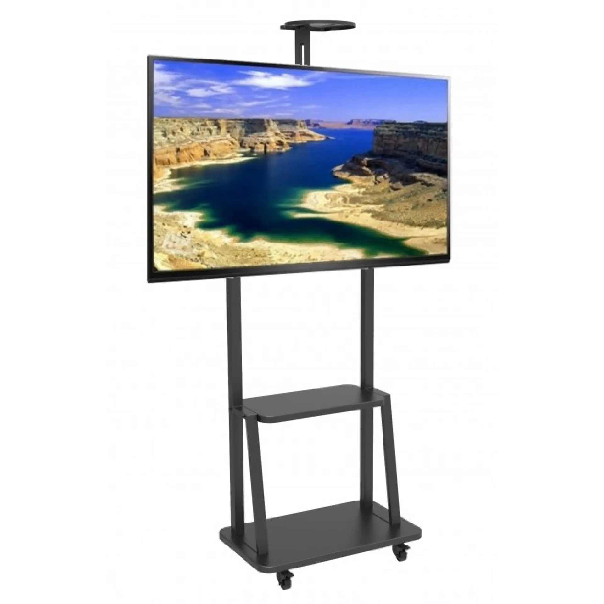 Boden-TV-Halter für 32''-70'' TV mit Ablage – Bild 2