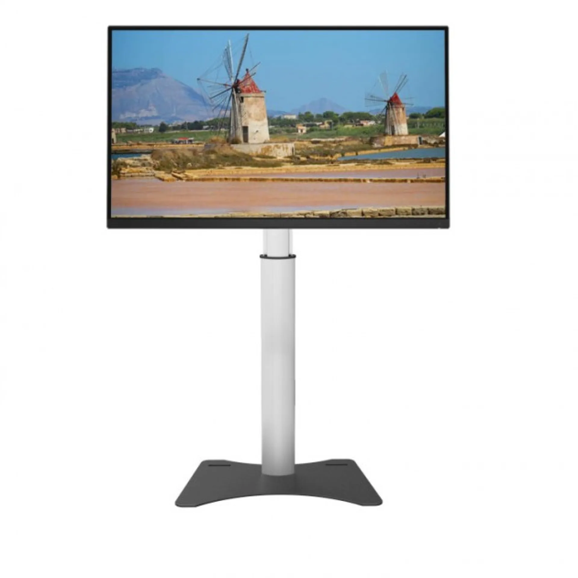TV LED/LCD Standfuß, 32-70'', höhenverstellbar, schwarz, silber – Bild 2