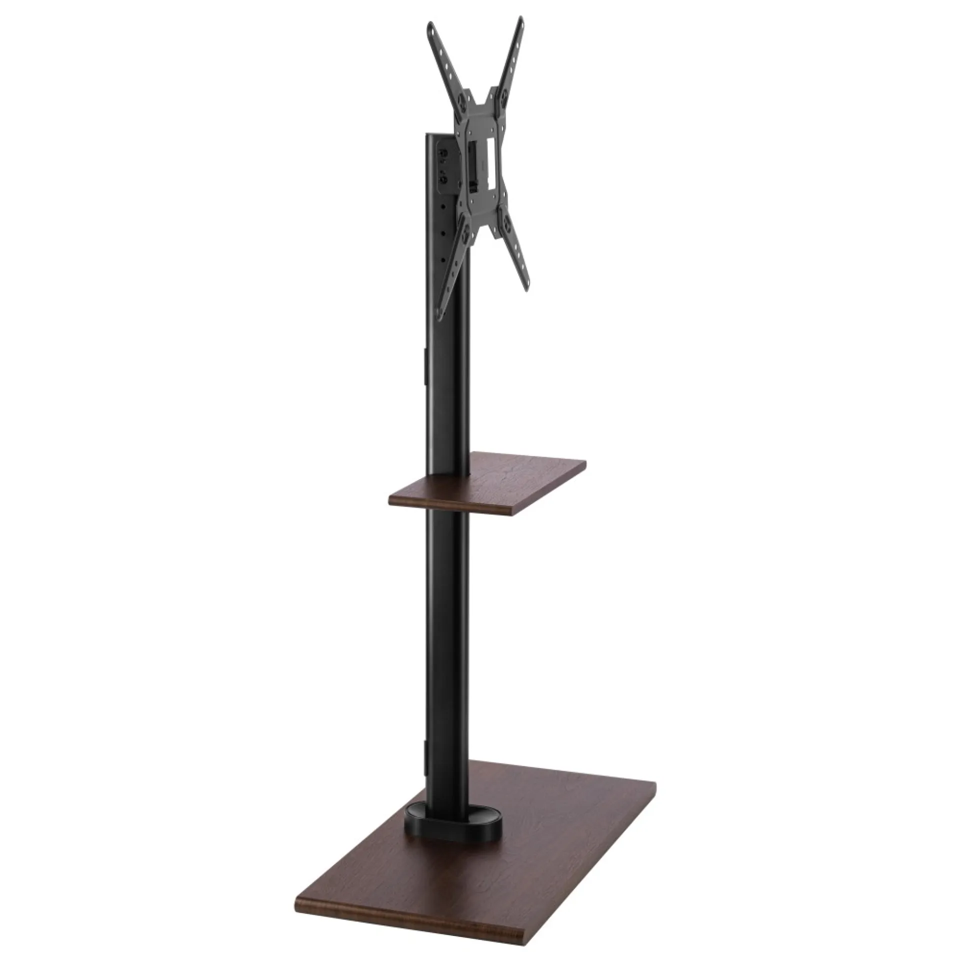 TV Standfuß für LCD/LED/Plasma TV 23-55" mit einer Ablage Holzdesign – Bild 2