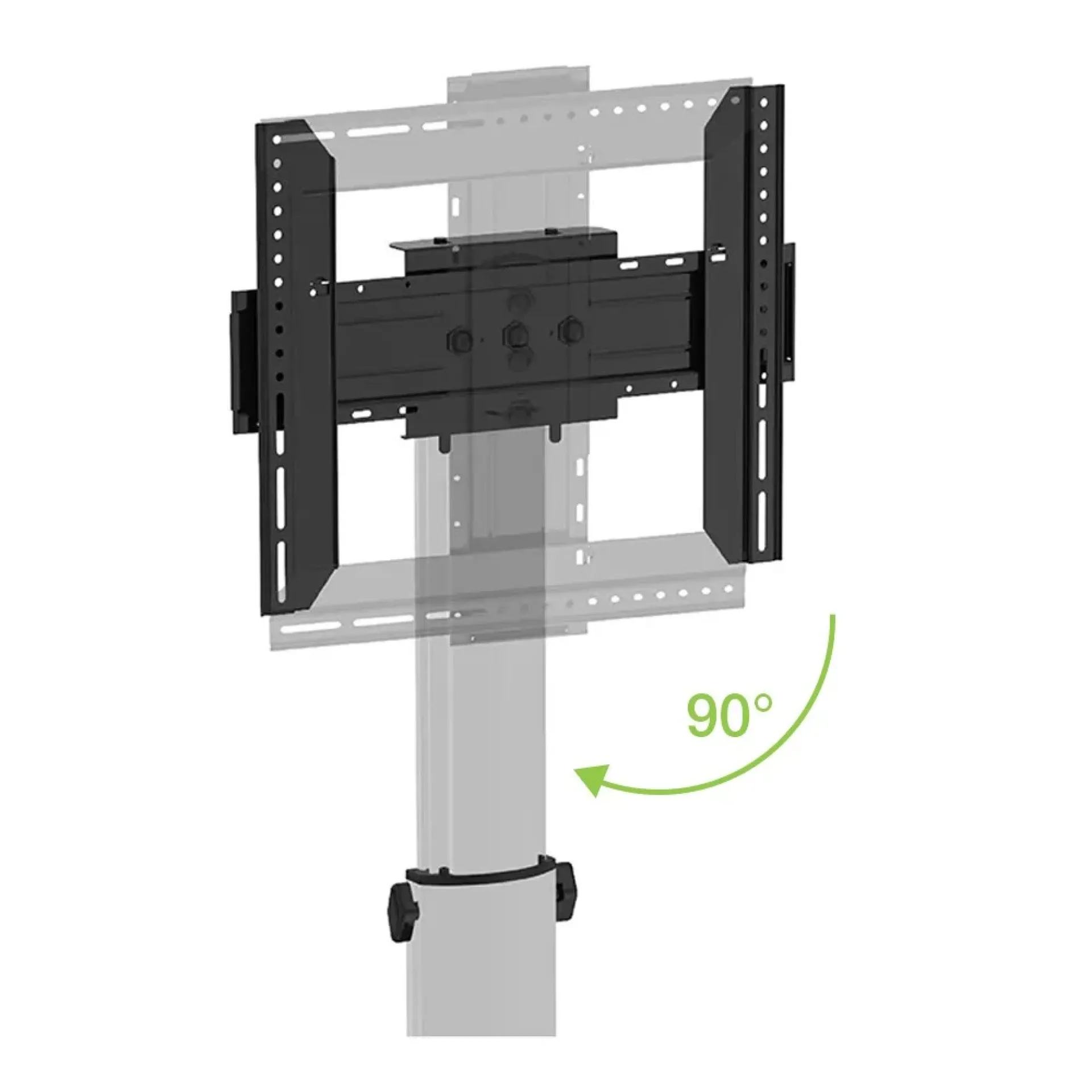 TV Standfuß für LCD/LED TV 32-65" Aluminium – Bild 3