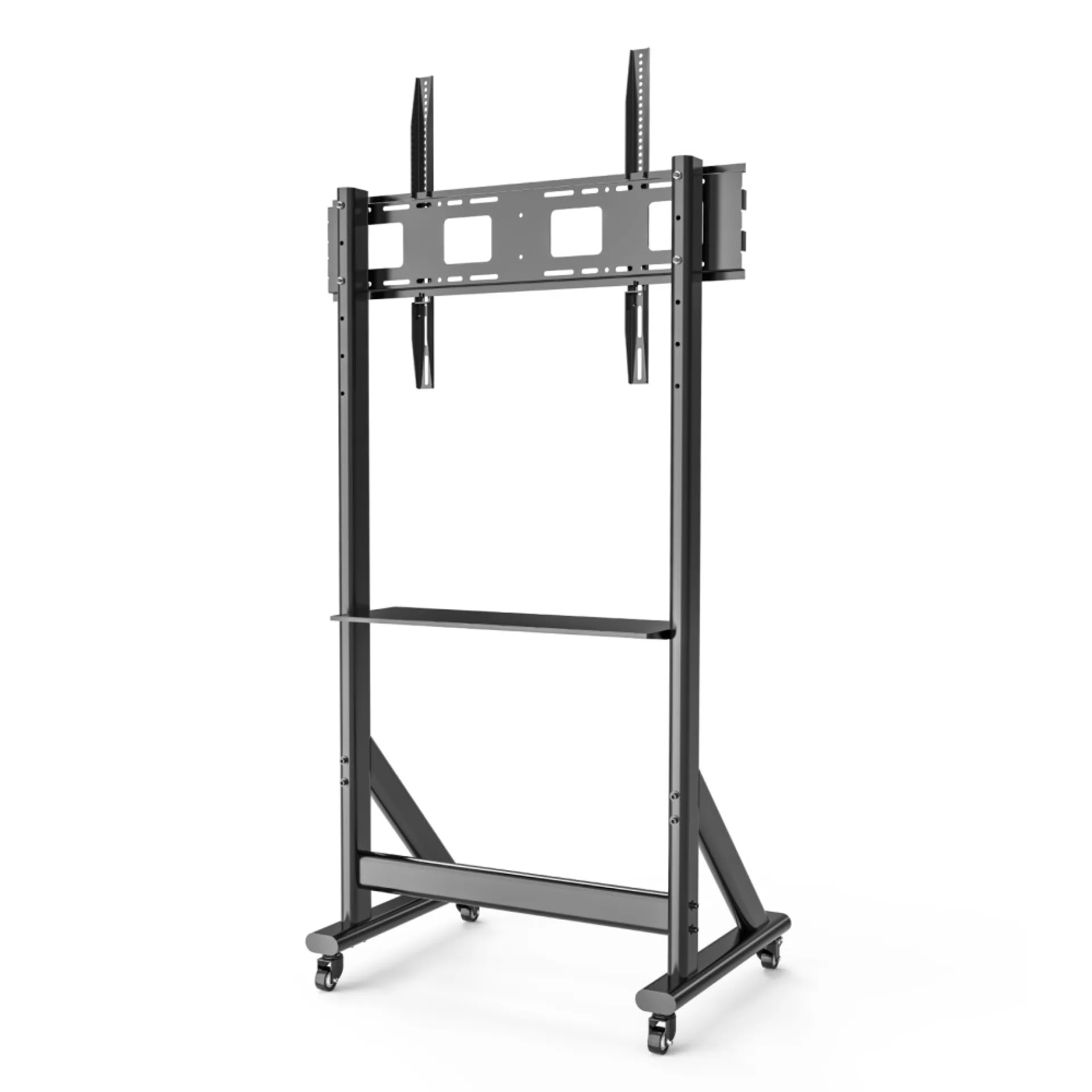 TV Wagen für LCD/LED TV 55-100'' einstellbare Höhe mit einer Ablage – Bild 3