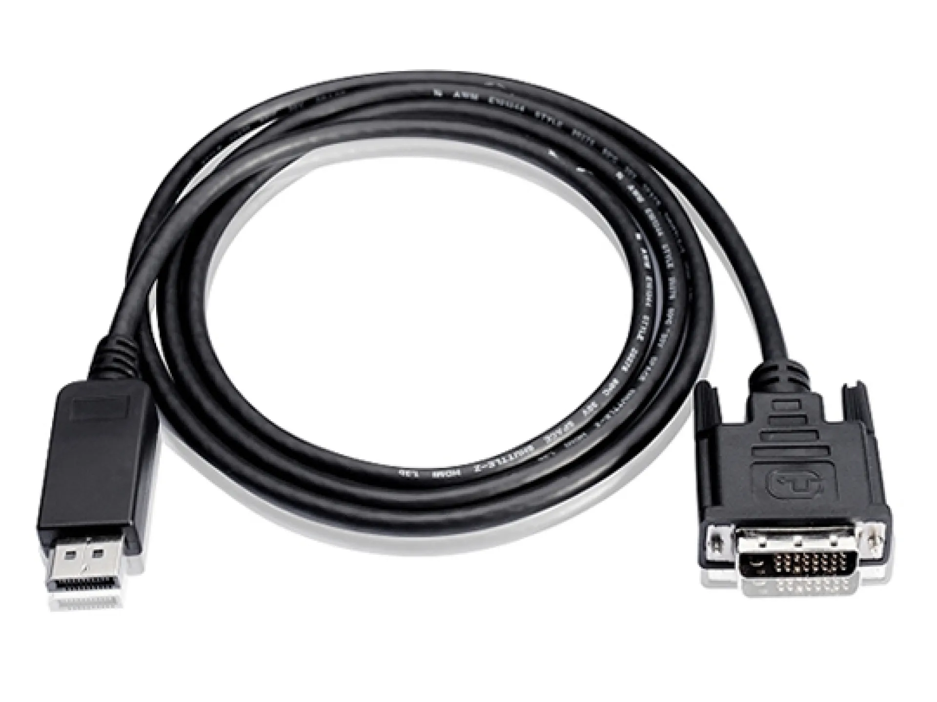 DisplayPort 1.1 auf DVI Anschlusskabel, schwarz, 2 m – Bild 3