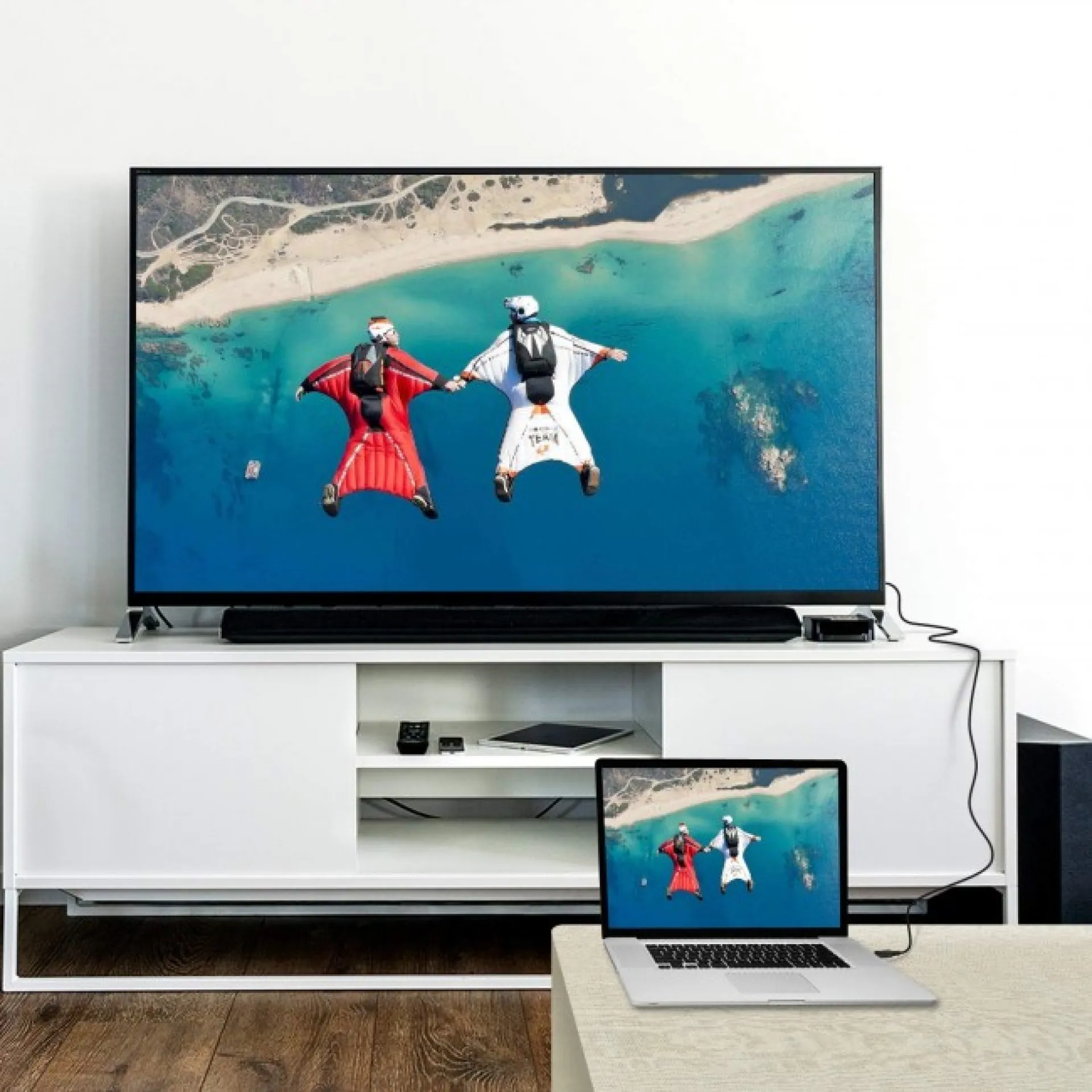 DisplayPort 1.2 auf DVI Kabel, Full HD, passiv, schwarz, 1 m – Bild 2