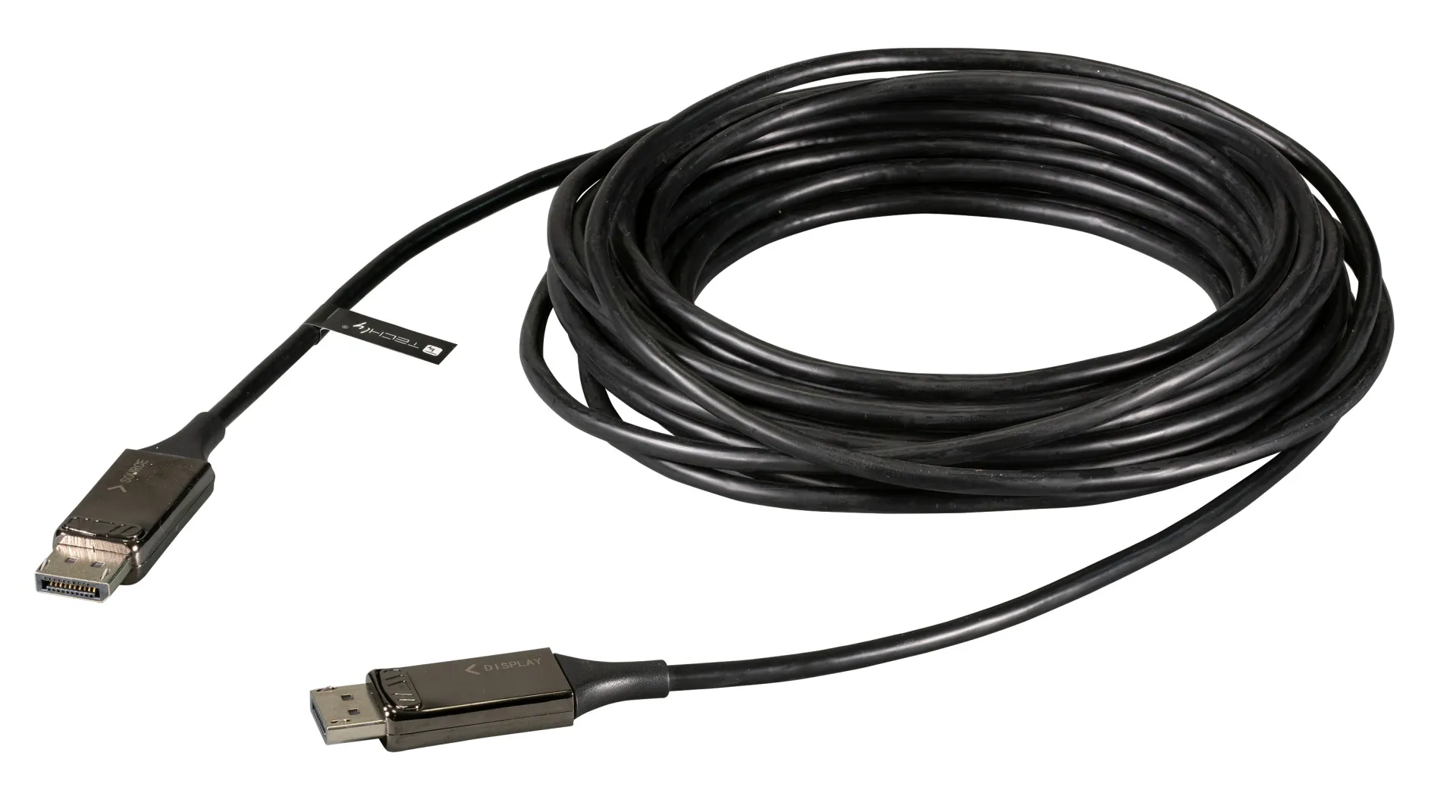 DisplayPort AOC Anschlusskabel 8K, St.-St., 30m, schwarz – Bild 2
