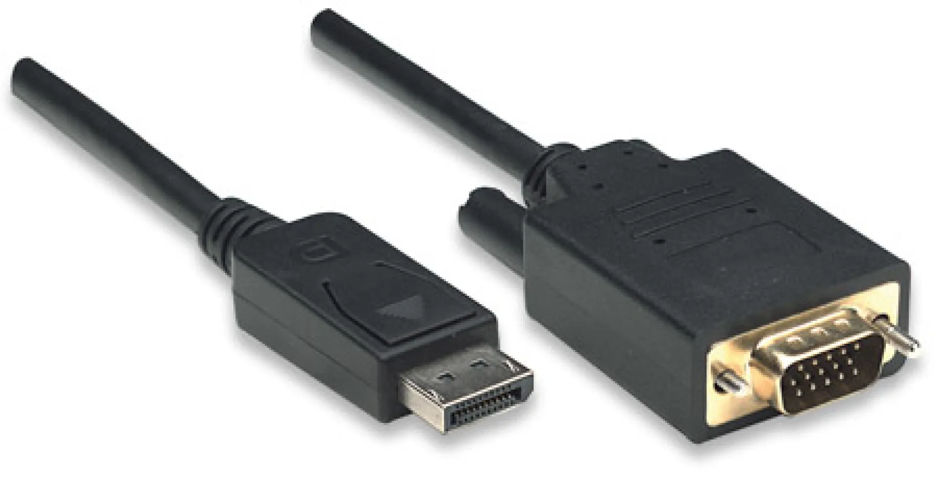 DisplayPort auf VGA Konverterkabel, schwarz, 1,8 m – Bild 3