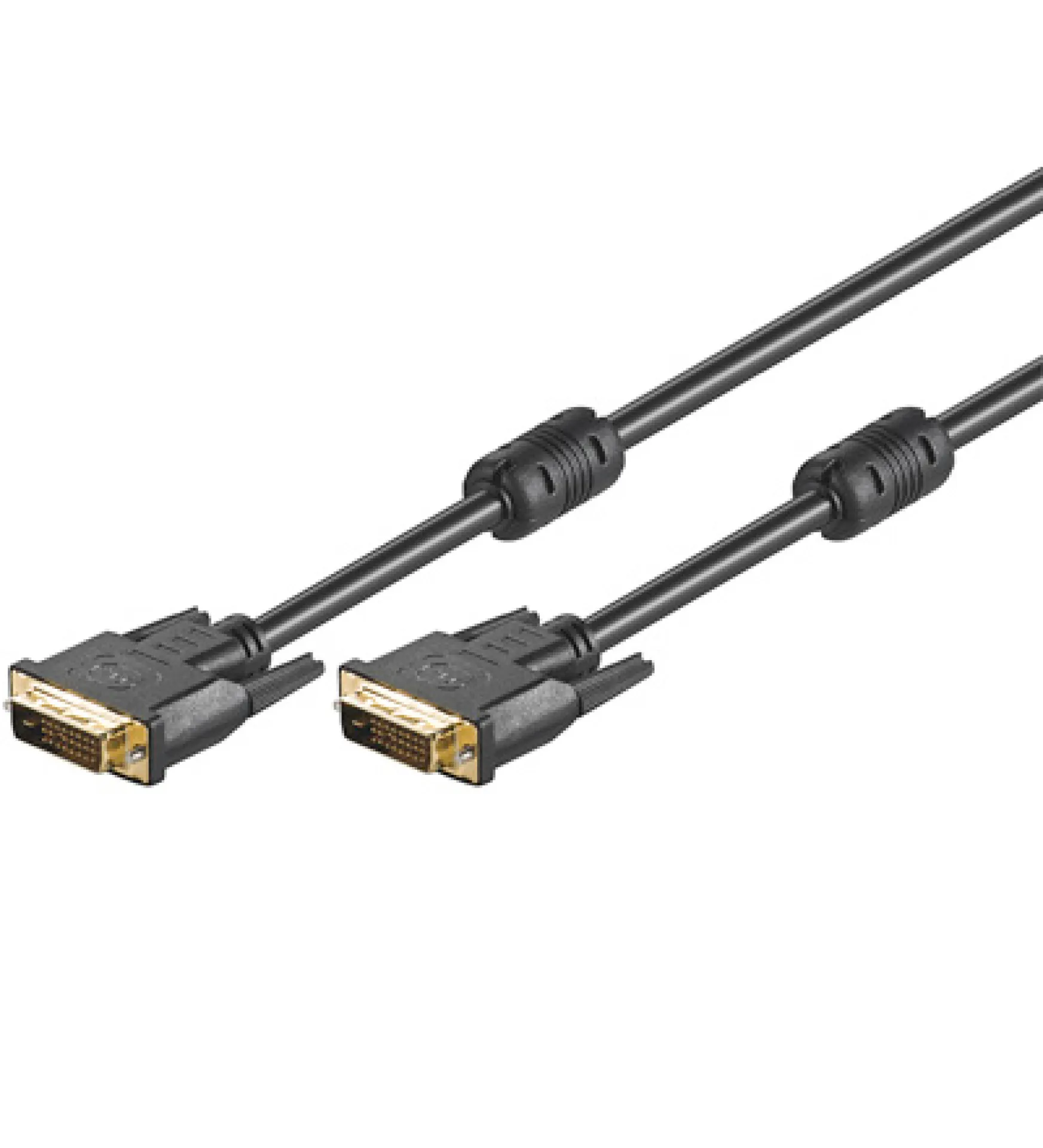 DVI-D Dual-Link Anschlusskabel Stecker/Stecker mit Ferrit, schwarz, 15 – Bild 3