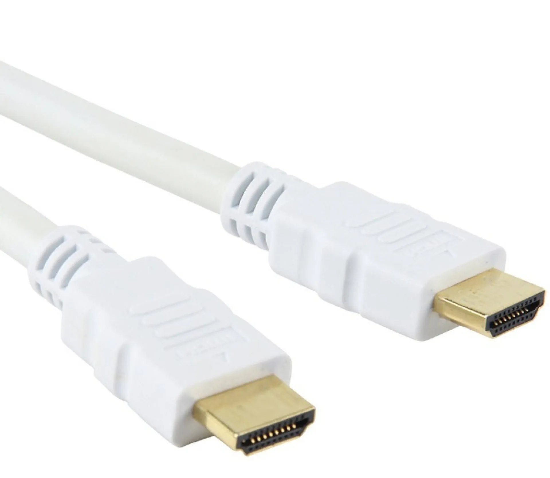HDMI High Speed mit Ethernet Kabel A/A Stecker/Stecker, weiß, 3 m – Bild 2