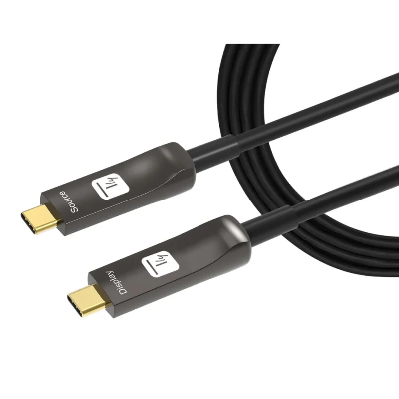 Techly Aktiv USB-C AOC Glasfaserkabel 4k 15m
