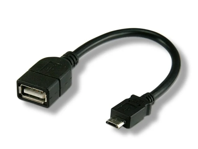 USB2.0 OTG Kabel A Buchse – Micro-B Stecker 0.2m