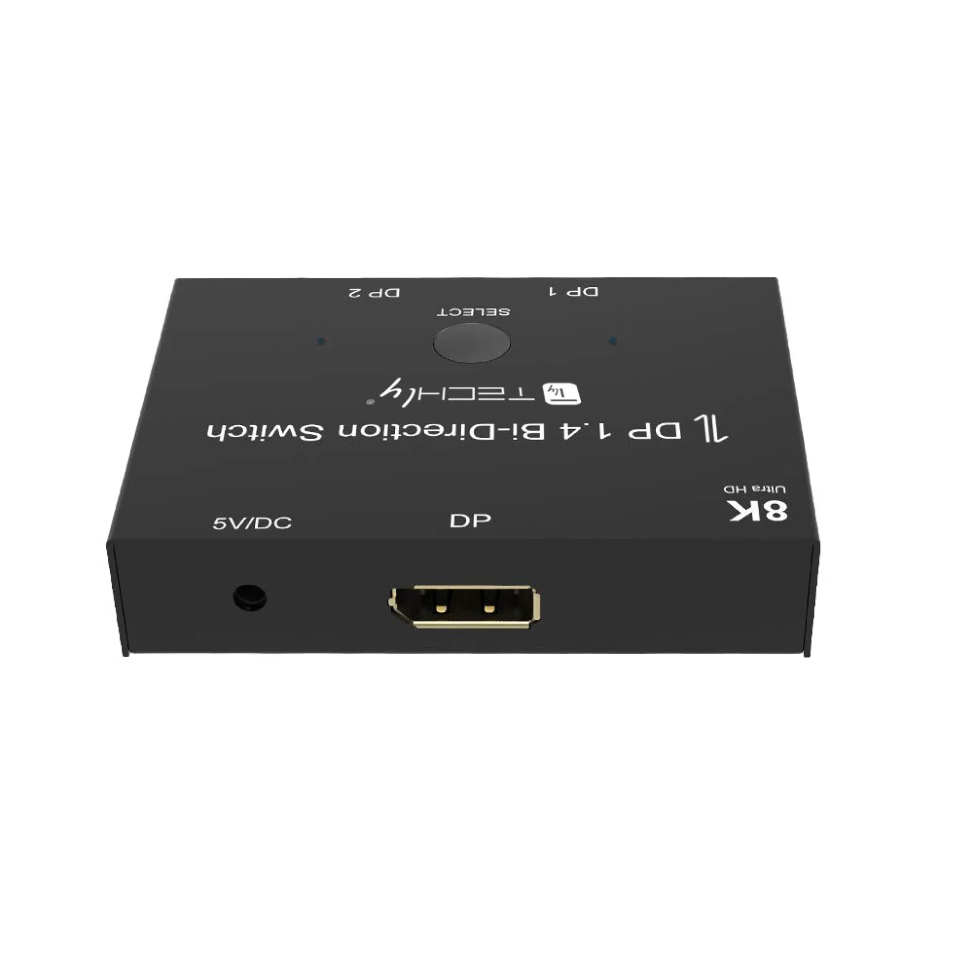 Techly Bidirektionaler Switch 8K DP1.4 Displayport Splitter – Bild 2