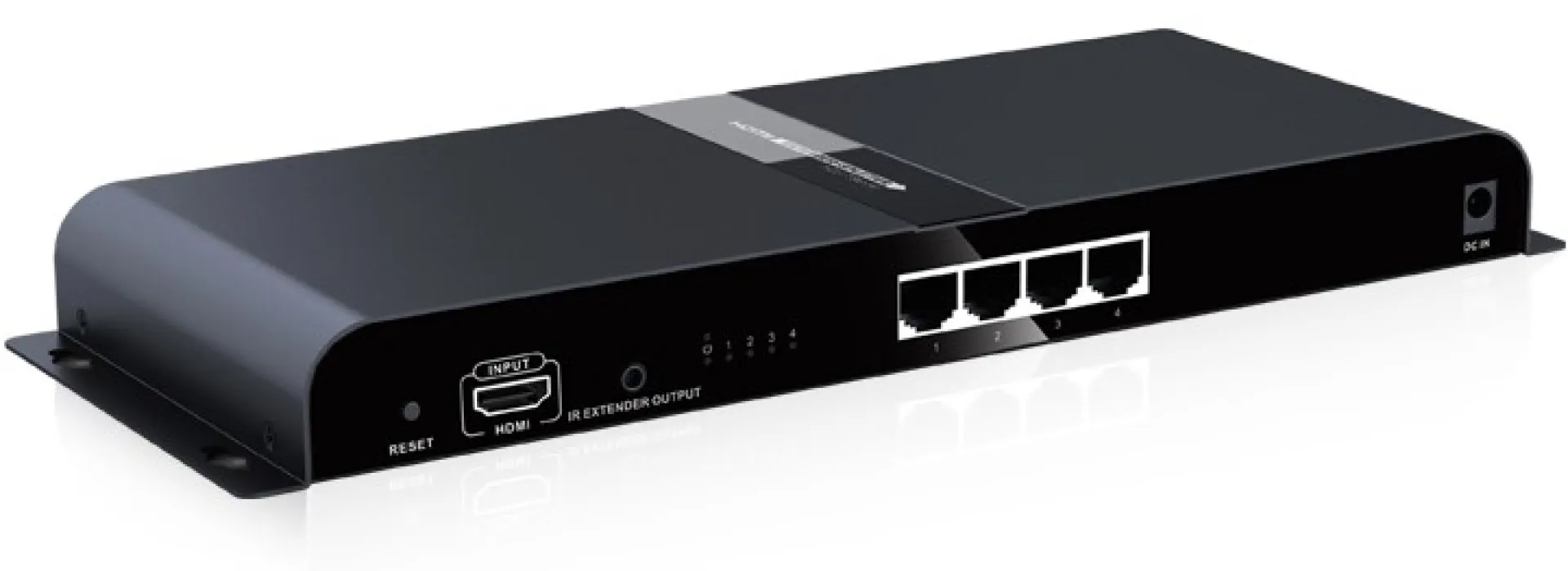 HDBitT HDMI Extender/Splitter mit IR, ,4-Port, 120m – Bild 2