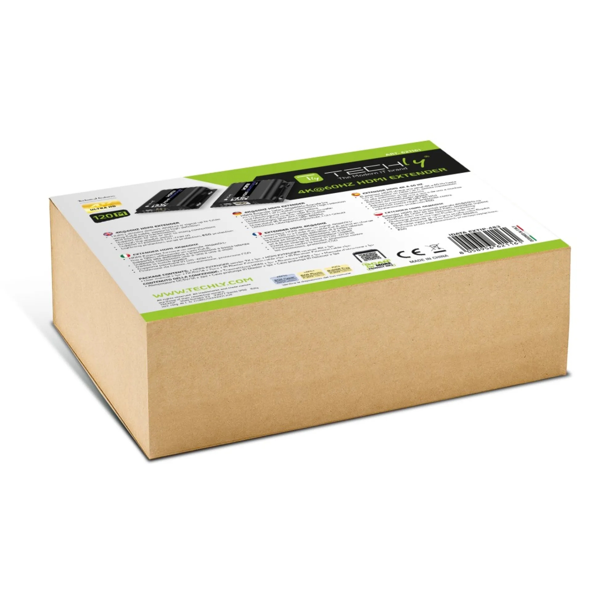 HDMI 4K2K@60Hz Extender Set (TX+RX) mit IR über Cat. 5e/6 Kabel bis 120m – Bild 2