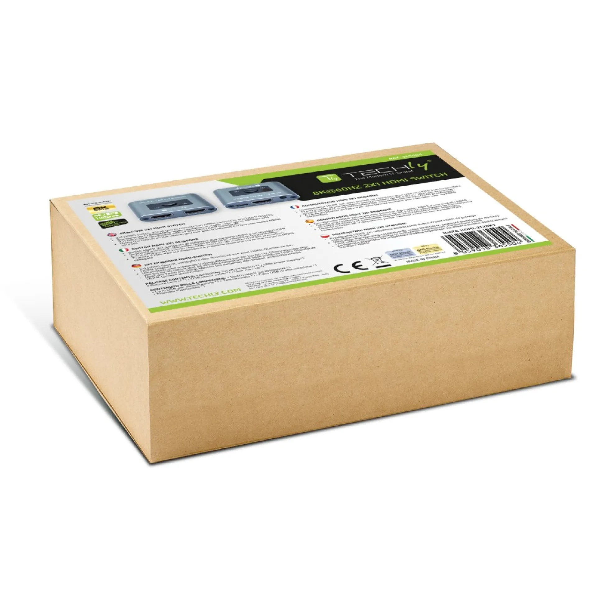 Techly 2x1 HDMI 2.1 8K Switch – Bild 3