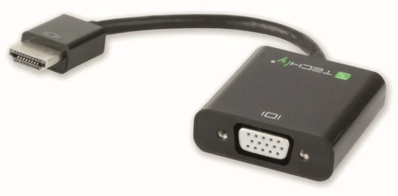 HDMI zu VGA Konverter mit Audio und Micro-USB
