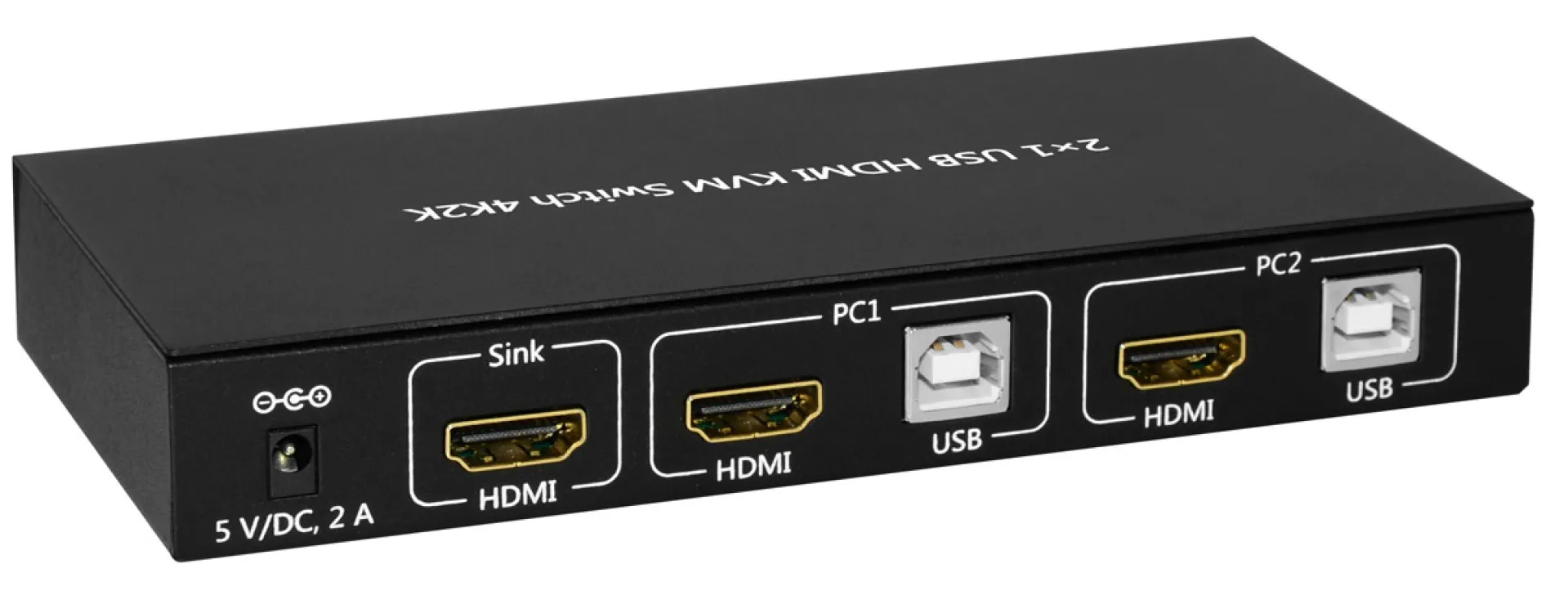 KVM Switch USB, HDMI, 4K, 2 Wege – Bild 2