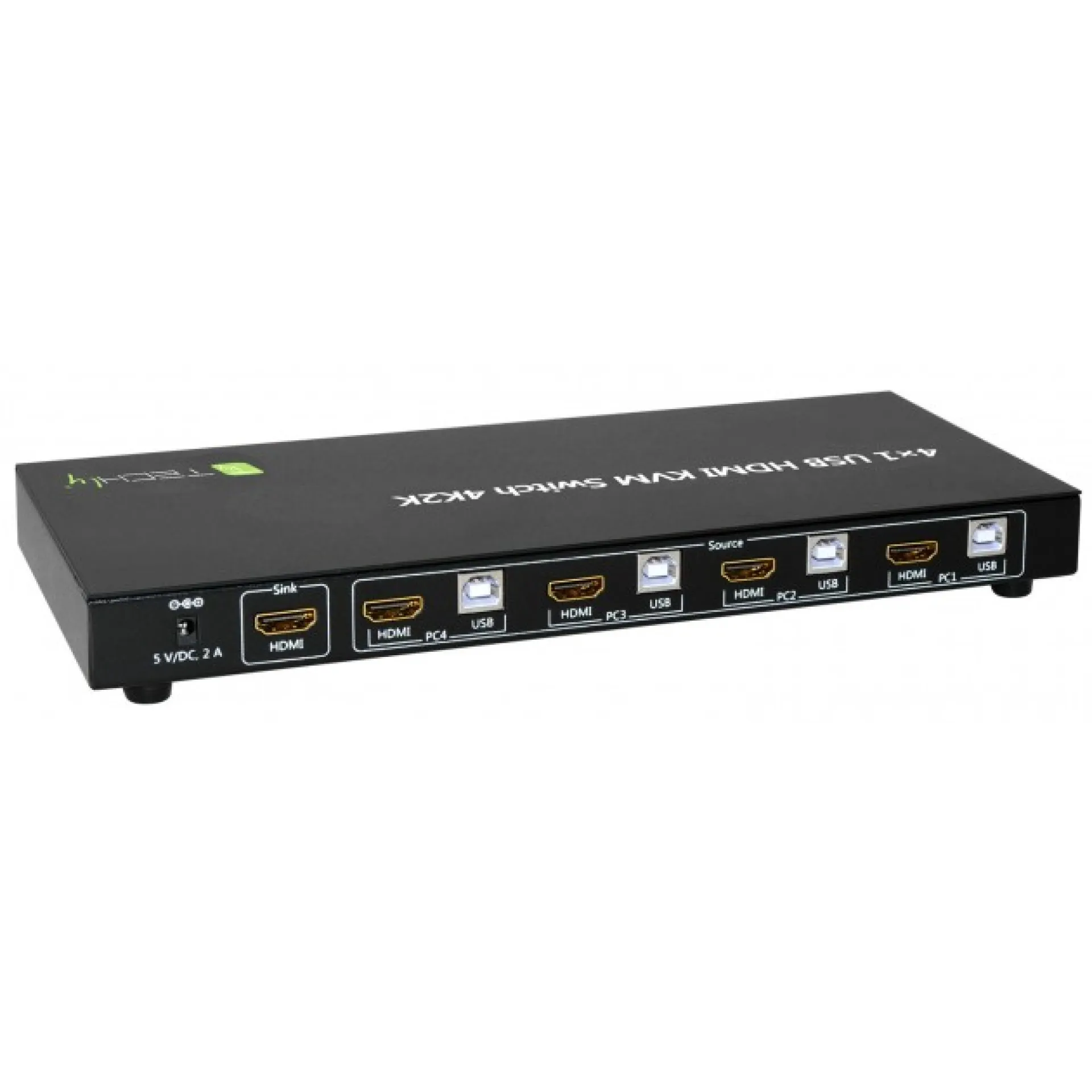 KVM Switch USB, HDMI, 4K, 4 Wege – Bild 2