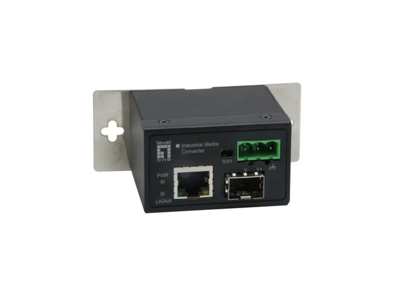 Fast Ethernet Industrie Medienkonverter RJ45 zu SFP -40 °C bis 75 °C